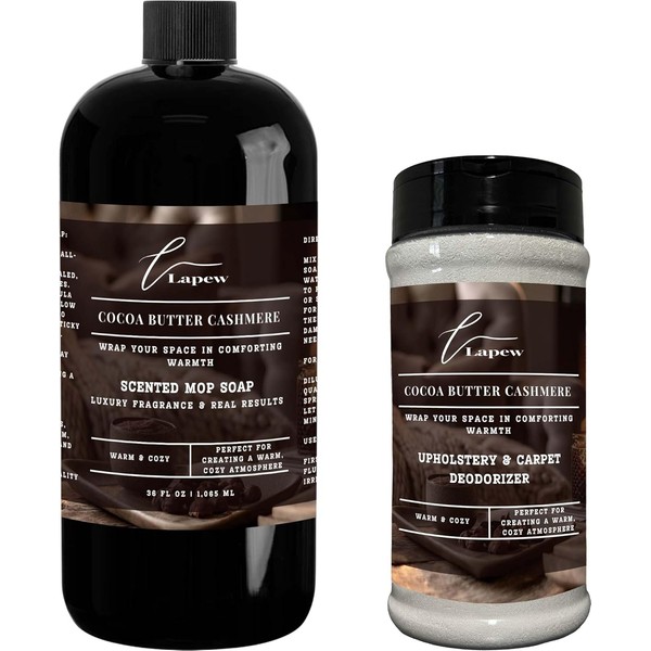LaPew Cocoa Butter Cashmere Bundle – Carpet Deodorizer Powder &