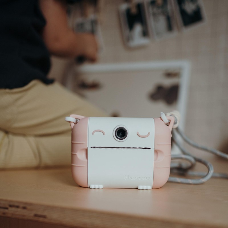 Instant Camera Pink with Thermal Printer Kidywolf