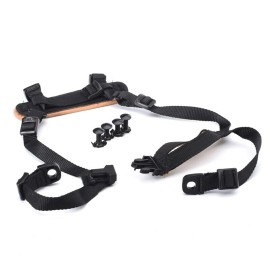 New Black MICH ACH ECH Ballistic Helmet 4-Point Retention Chin Strap H Harness
