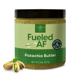 Fueled AF Pistachio Nut Butter Spread, Pistachio Butter Spread, only 2 Ingredients, GF, Vegan, Keto and Paleo friendly (8 ounce Jar)