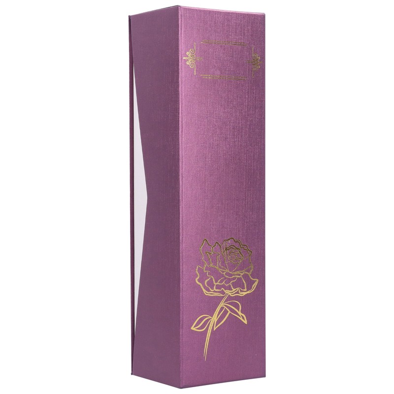24K Gold Plated Real Rose Yellow Rose with Base Valentine's