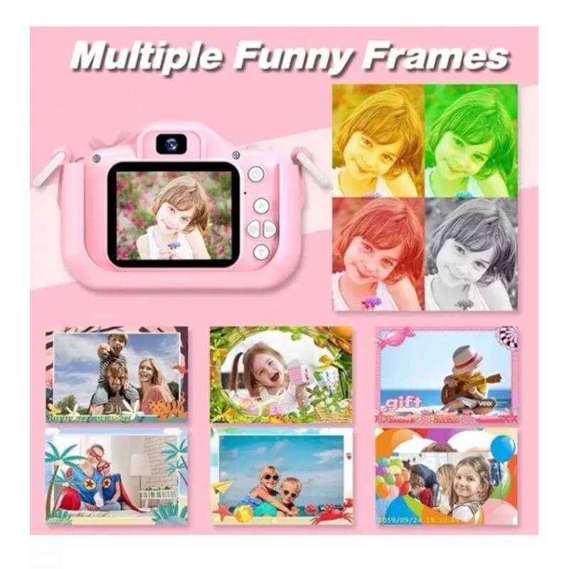 Goopow Kids Camera Toys for 3-8 Year Old 32GB Unicorn
