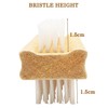 Wooden Nail Cleaning Brushes Double-Sided Fingernail Scrubber Manicure Pedicure Cleaning