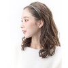 Vingtaine HK-266 Metal Twist Headband, Hair Accessory, Thin, Simple, Brass