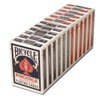 12 tarjetas Pinochle para bicicleta (6 rojas/6 azules)