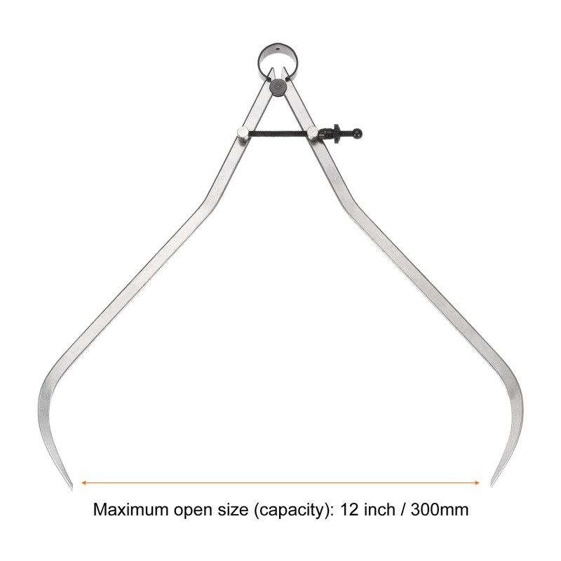 sourcing map Spring Joint Caliper 12 inch / 300mm Adjustable