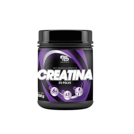 PROTGT | Creatina En Polvo 250g | Aumenta Masa Muscular | Mejora Fuerza Y Rendimiento Durante El Ejercicio | Fácil Mezcla | Apto Para Veganos | Rinde Hasta 41 Porciones