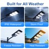 JUMGUN Solar Street Light Outdoor, Motion Sensor Solar Powered Lights,