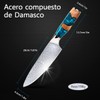 Cuchillos Chef,Cuchillo Para Chef Acero Damasco,Profesional Afilado Con Alto Contenido
