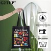 G2TUP Canada Travel Canvas Tote Bag Canada Shoulder Bag For