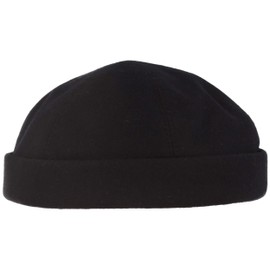 Bullani Docker Cap, Sailor Hat Made of 100% Wool, Comfortable, Skin-Friendly, 61, Blue, blue