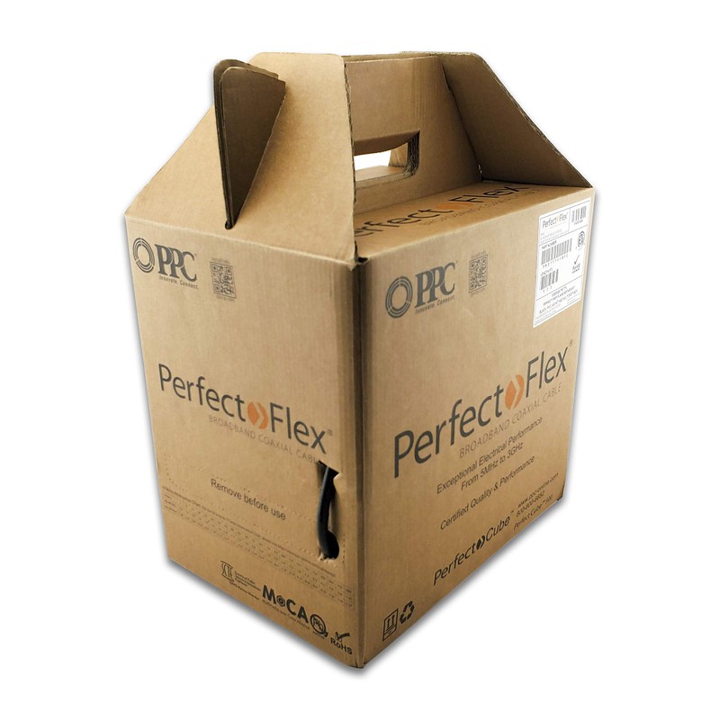 Perfectflex Coaxial Cable 6 Series 500 Ft Rg6 Trishield 77