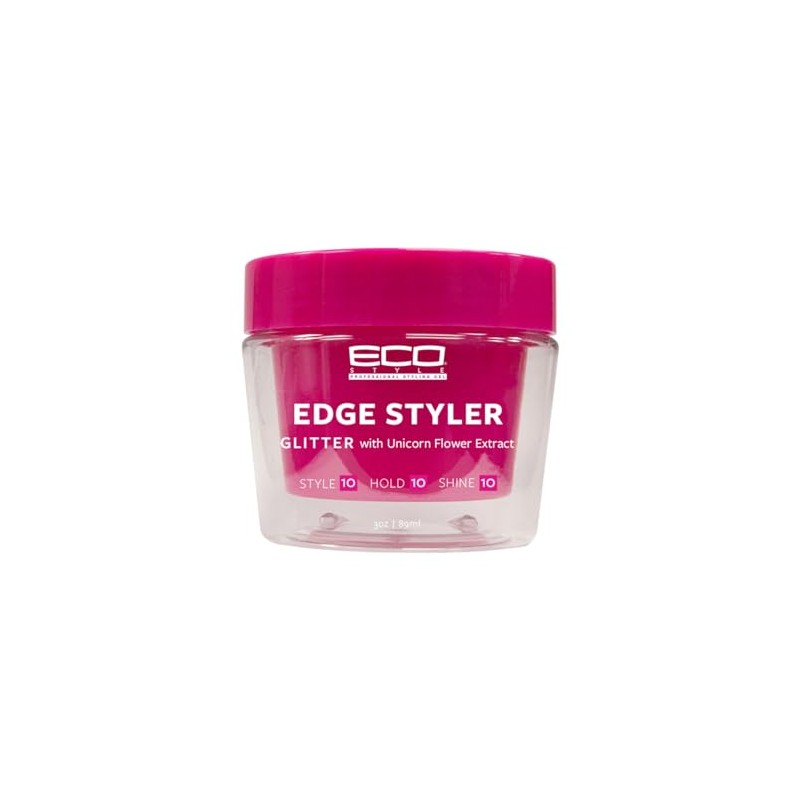 Eco Styler Glitter Pomade Strong Hold Edge Styler Gel With