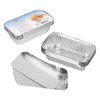 Tala 10A60133 Heavy Duty Foil Containers with Lids, Silver, 20cm