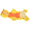 Dog Cute Raincoat Hooded Cloak Rain Jacket Cover Waterproof Polyester