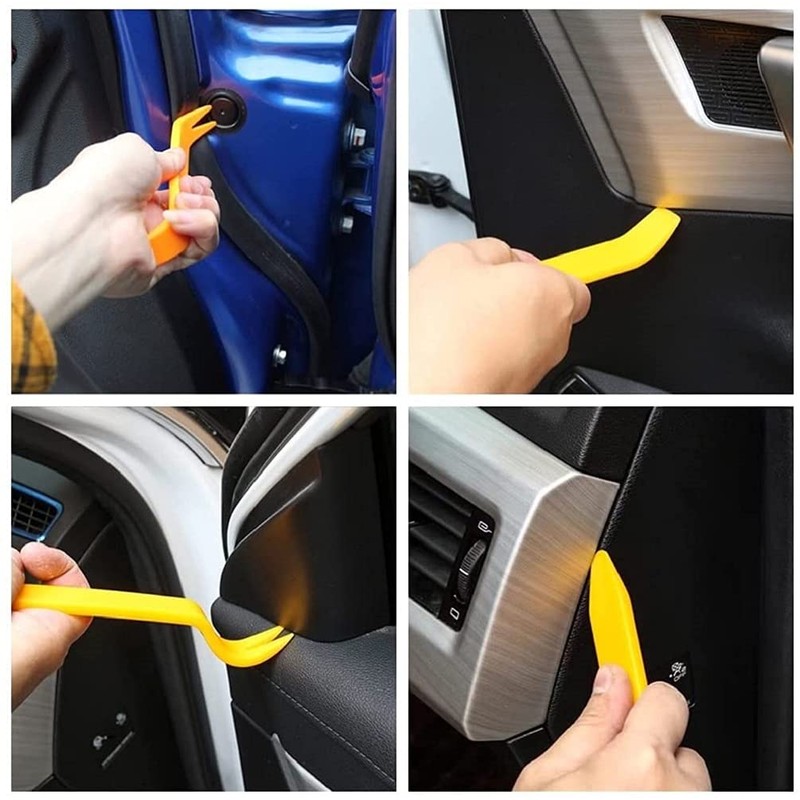 BoGoo 4 Pieces Auto Car Trim Removal Plastic Pry Tool