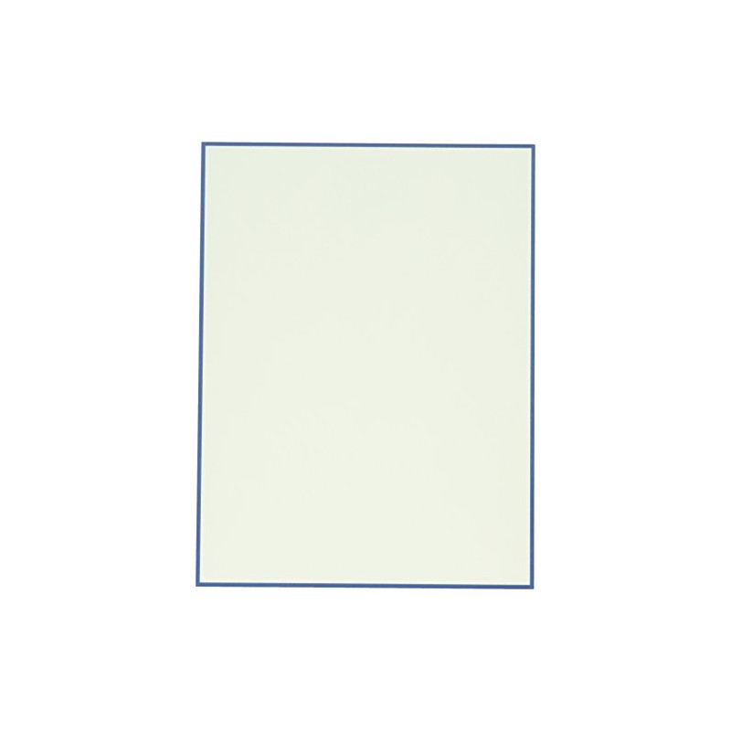Crane & Co. Regent Blue Bordered Ecruwhite Letter Sheets (CH3316)