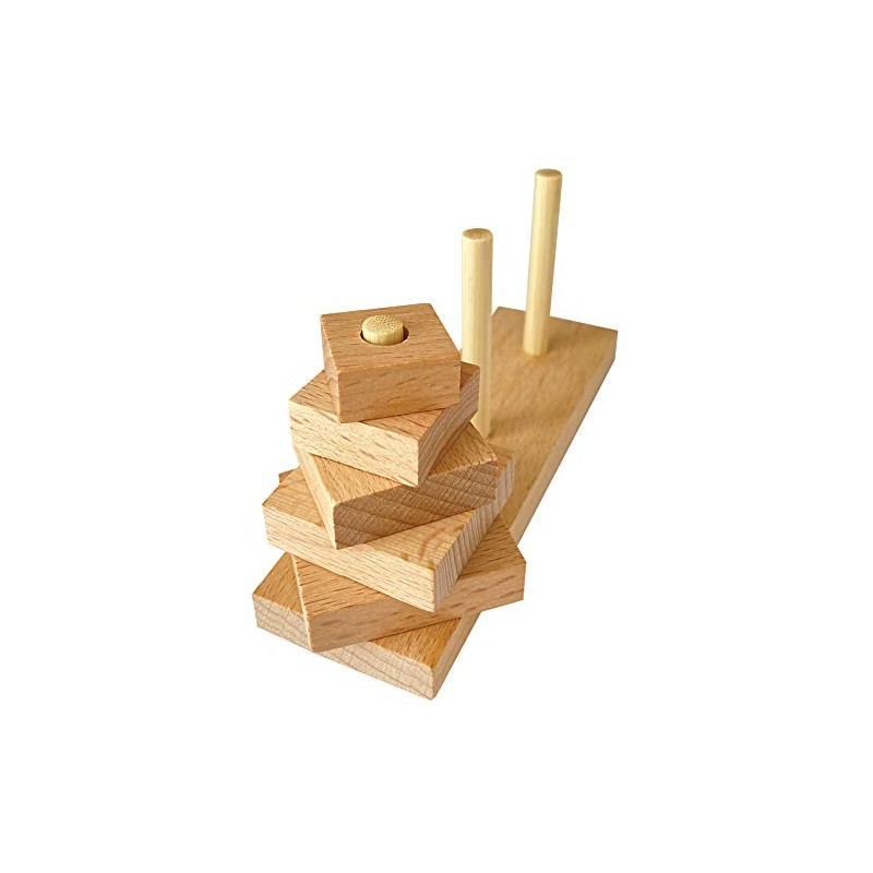 House of Marbles Tower of Hanoi Wooden Puzzle