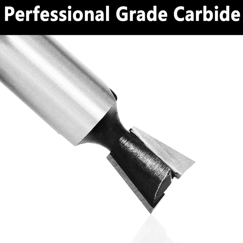 Akylin Dovetail Router Bits 1/2" Shank, 14°Dovetail Jigs for Composition