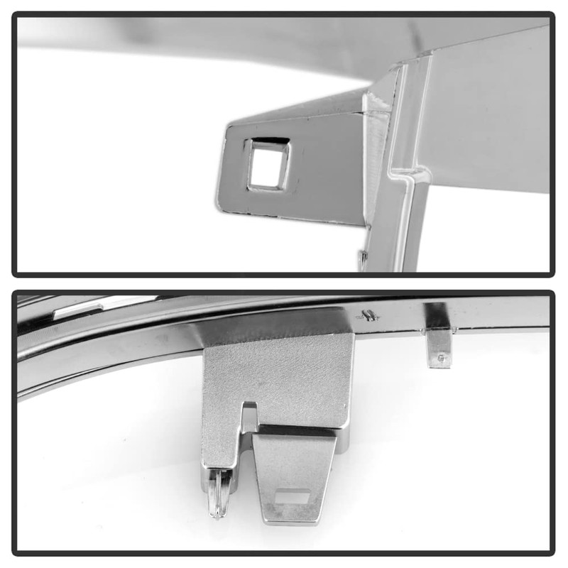 ACANII - For 2016-2018 Chevy Silverado 1500 Chrome Headlight Headlamp