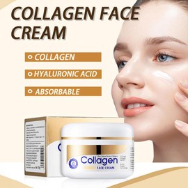 Collagen Anti-Wrinkle & Hydrating Day Cream, Anti Aging face cream for women, Boost Collagen Skin-Clearing, Long Lasting Moisturiser for All Skin Types Especially for Mature Skin