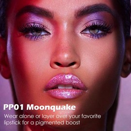 FOCALLURE Glitter Lip Gloss,High Shine Shimmer Lipstick,Long Lasting Plumping Lipgloss,Hydrating,Moisturizing,Non-Sticky and Lightweight Formula for Lip Color,Moonquake