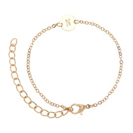 COLLBATH Fashionable Women's Letter Anklet Casual Beach Anklet Bracelet Lightweight Alloy Chain for Ankle Fashi