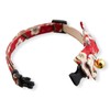 Hanami Bow Tie Cat Collar (Red) with bell safety breakaway