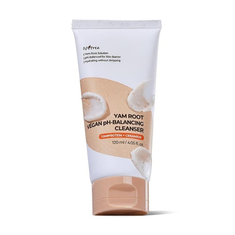 Isntree Yam Mildly Acidic Cleanser 120ml / 이즈앤트리 참마 약산성
