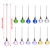 4PCS Ceiling Fan Pull Chain, Bedroom Lamp Crystal Pull Cord,