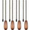 Vinaco Wooden Ceiling Fan Pull Chain Set, Decorative Fan Pull