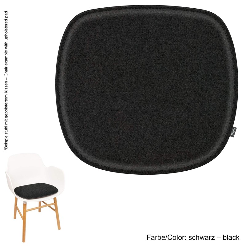 Eco felt cushion suitable for Norman Copenhagen shape chair (with