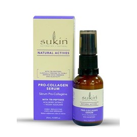 Sukin - Natural Actives Pro Collagen Serum - Natural Face Serum with Tri Peptides - Skin Care, Peptide Serum, Face Care, Hydrating Serum, Face Serums, Sukin Serum - 25ml