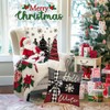 PPGGOPP Christmas Cushion Cover, 45 x 45.2 Pieces, Red Christmas