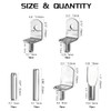 WMYCONGCONG 150 PCS Shelf Bracket Pegs Kit, 7 Styles Shelf