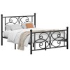 VECELO Full Size Bed Frame with Headboard, Heavy-Duty Platform with