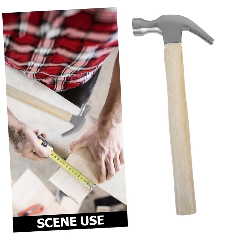 TEHAUX Ergonomic Craftsmen Hammer Portable Dual Head Hammer for Woodworking