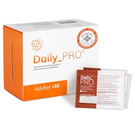Daily PRO +50| Probióticos para Adultos Mayores | 60 Billones De UFC | 6 Cepas | 30 Sobres