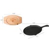 Jim Beam JB0159, Heavy Duty Construction, Pre Seasoned Cast Iron