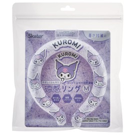 Skater NCL1-A Cooling Ring, Reusable Neck Cooler, Medium, For Women, Kids, Chromi, Sanrio