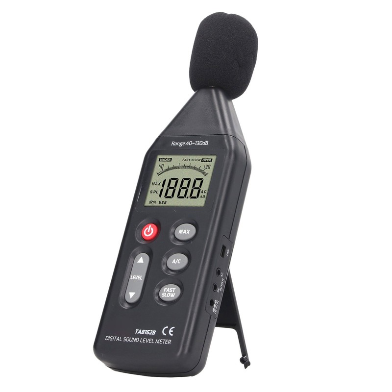 Noise Tester Sound Level Meter High Accuracy Large LCD Screen