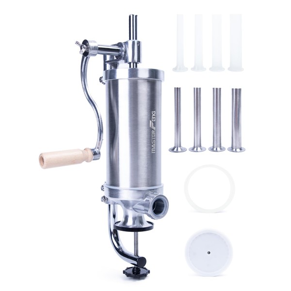 MASTER FENG Sausage Stuffer, Homemade Manual Sausage Maker, Meat Filling