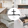 CHICIRIS Cabinet Hardware Jig, Aluminum Alloy Cabinet Handle Jig Tool,