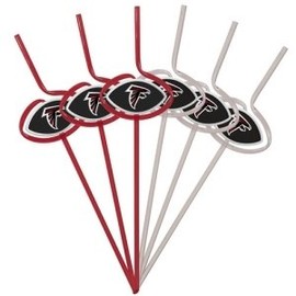 Pangea Brands Atlanta Falcons Team Sipper Straws
