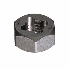 Hex Threading Die,1/4"-20,HSS