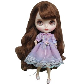 ICY Fortune Days bjd Doll Designed by Sunny, Hina Festival Gift, 4 Different Pupil Colors+Hand Painted Makeup + 19 Improved Articulated Dolls 6+(J-CUS002)