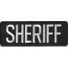 SoCal Emblem SHERIFF back patch 11" x 4" with full