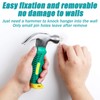 50 Pieces Plastic Hardwall Hanger Hooks, Non-Mark Hook, Concrete Hanging