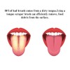 DR PERFECT Soft Tongue Brush Scraper Cleaner Helps Fight Bad