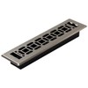 Decor Grates NGH212-NKL Floor Register, 2 x 12, Plated Nickel
